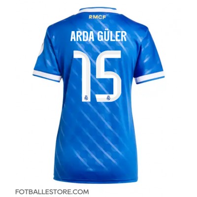 Real Madrid Arda Guler #15 Tredjedrakt Dame 2025-26 Kortermet Real Madrid Arda Guler #15 Tredjedrakt Dame 2025-26 Kortermet